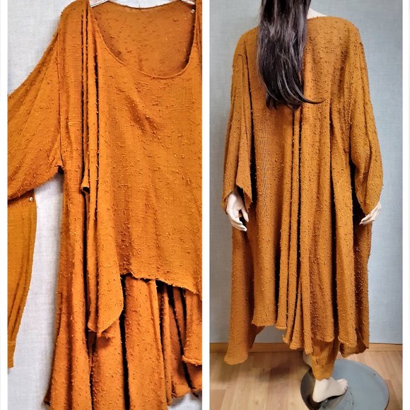 RARE Vintage Moroccan Draped Layers Pant & Top - Picture 3 of 6